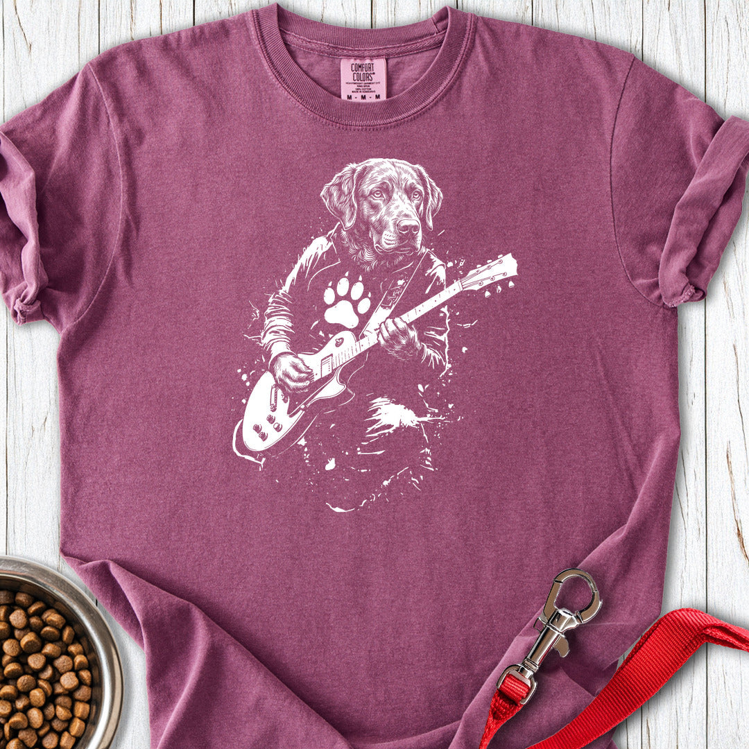 Chesapeake Bay Retriever Guitar Premium Tee Gift For Dog Lover