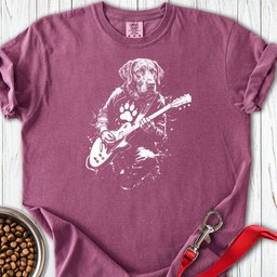 Chesapeake Bay Retriever Guitar Premium Tee Gift For Dog Lover
