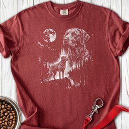 Chesapeake Bay Retriever Moonlight Premium Tee Gift For Dog Lover