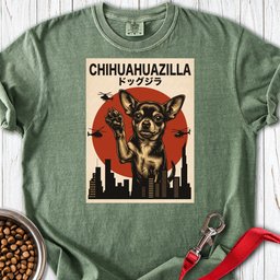 Chihuahua Chihuahuazilla Premium Tee Gift For Dog Lover