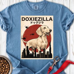 Dachshund Doxiezilla Cream Premium Tee Gift For Dog Lover
