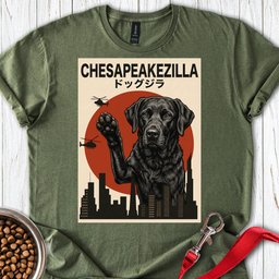 Chesapeake Bay Retriever Chesapeakezilla T Shirt Gift For Dog Lover