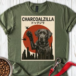 Charcoalzilla Labrador T Shirt Gift For Dog Lover