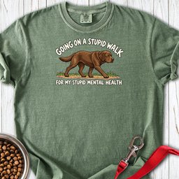 Choclate Lab Walk Chocolate Walk Premium Tee Gift For Dog Lover