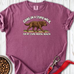 Choclate Lab Walk Chocolate Walk Premium Tee Gift For Dog Lover