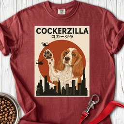 Cockerzilla Premium Tee Gift For Dog Lover