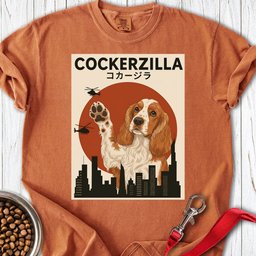 Cockerzilla Premium Tee Gift For Dog Lover