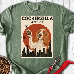 Cockerzilla Premium Tee Gift For Dog Lover