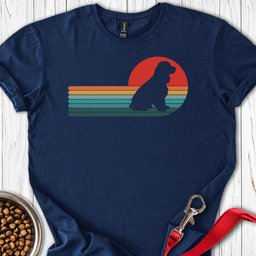 Cocker Spaniel Retro T Shirt Gift For Dog Lover