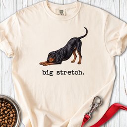 Coonhound Big Stretch Premium Tee Gift For Dog Lover