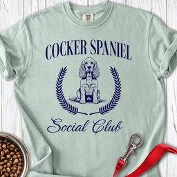 Cocker Spaniel Social Club Premium Tee Gift For Dog Lover