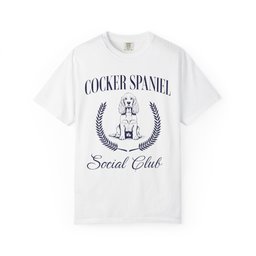 Cocker Spaniel Social Club Premium Tee Gift For Dog Lover
