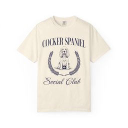 Cocker Spaniel Social Club Premium Tee Gift For Dog Lover