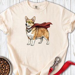Corgi Superhero Premium Tee Gift For Dog Lover