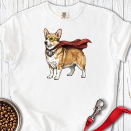 Corgi Superhero Premium Tee Gift For Dog Lover