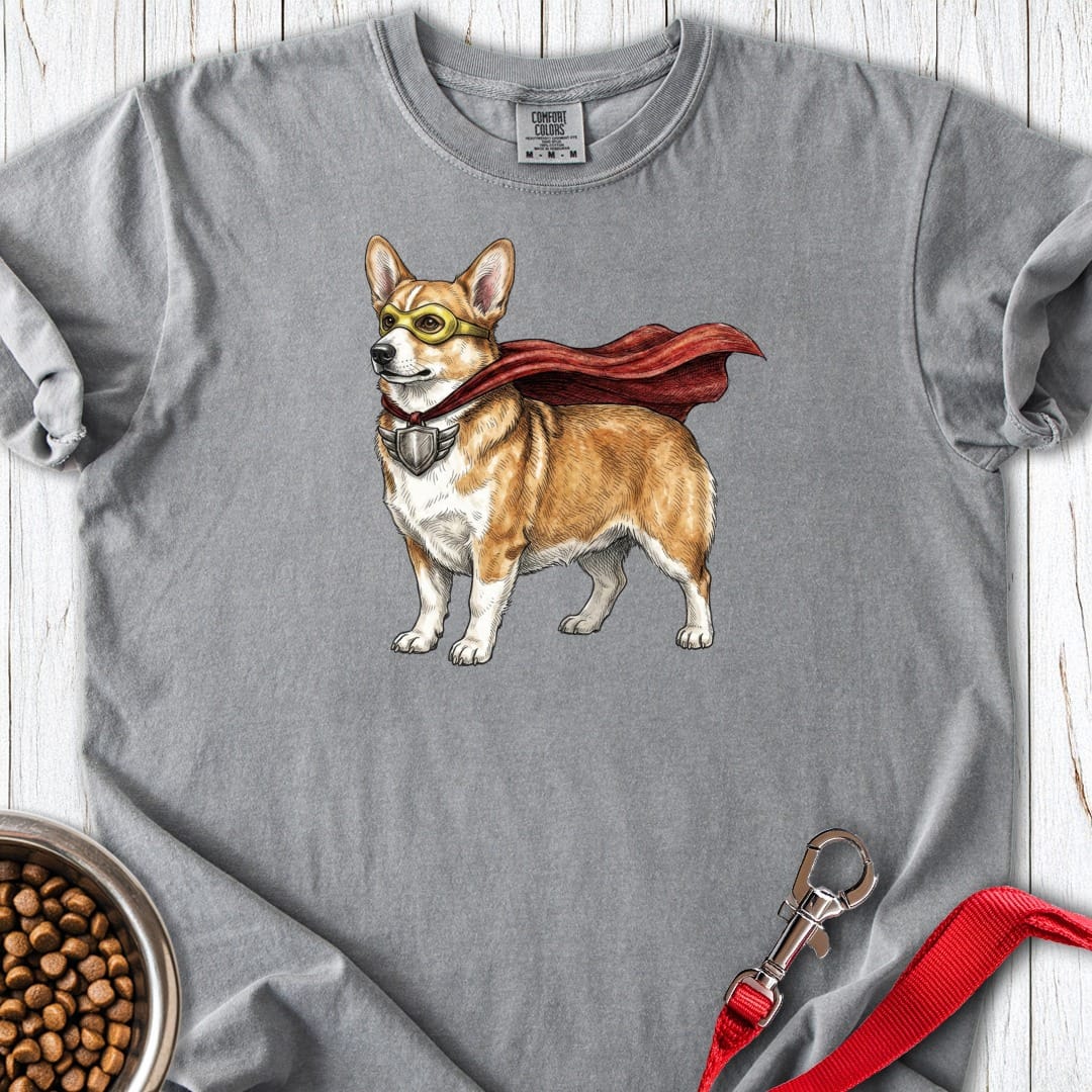 Corgi Superhero Premium Tee Gift For Dog Lover