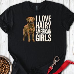 Chesapeake Bay Retriever Hairy Girls T Shirt Gift For Dog Lover