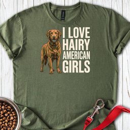Chesapeake Bay Retriever Hairy Girls T Shirt Gift For Dog Lover
