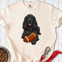 Cocker Spaniel Football Premium Tee Gift For Dog Lover