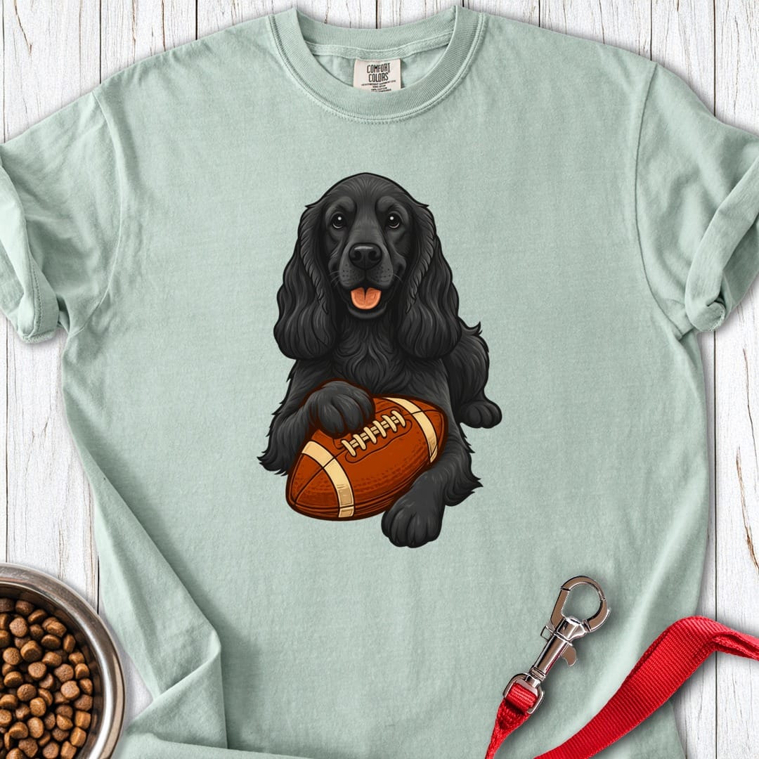 Cocker Spaniel Football Premium Tee Gift For Dog Lover