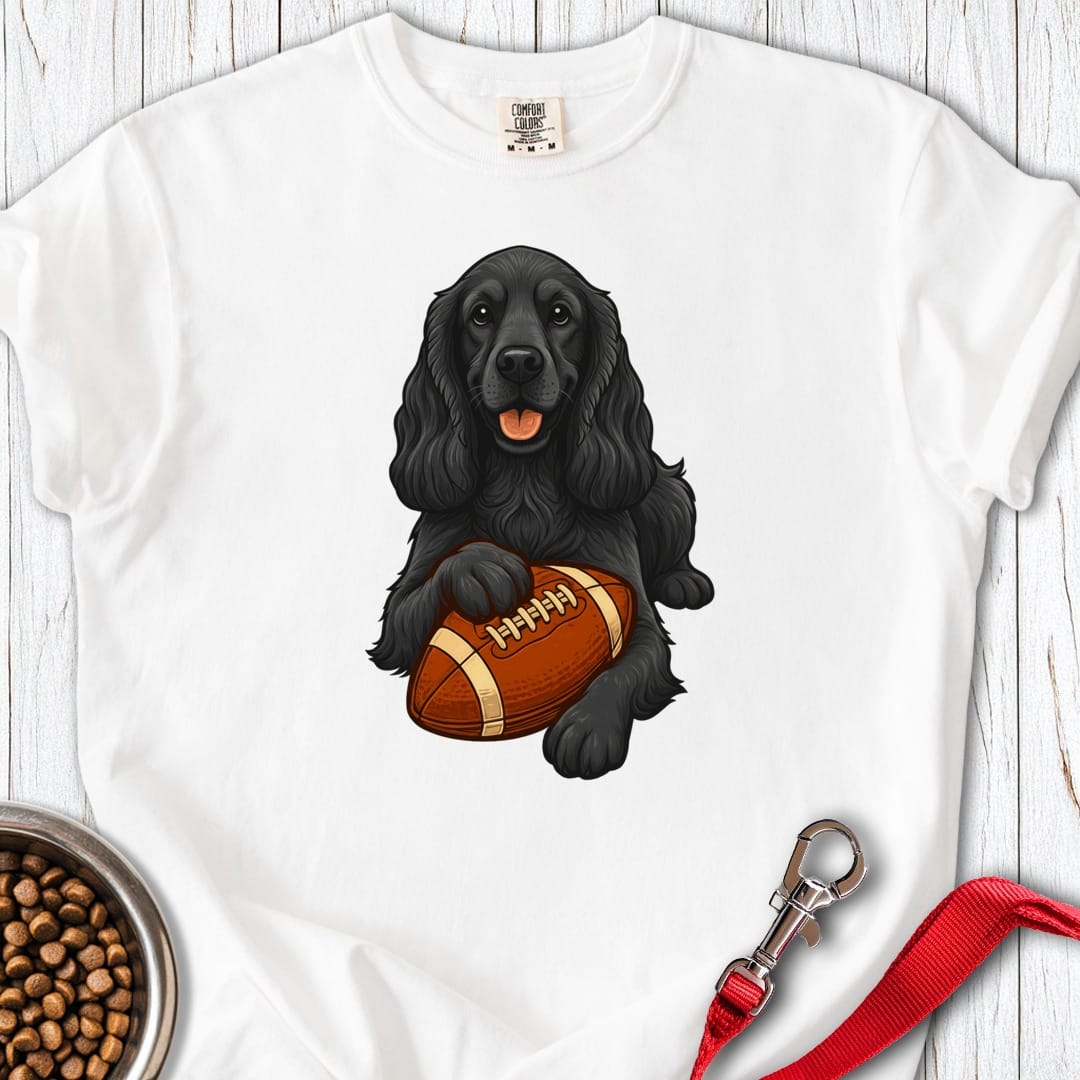Cocker Spaniel Football Premium Tee Gift For Dog Lover
