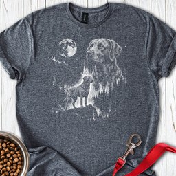 Chesapeake Bay Retriever Moonlight T Shirt Gift For Dog Lover