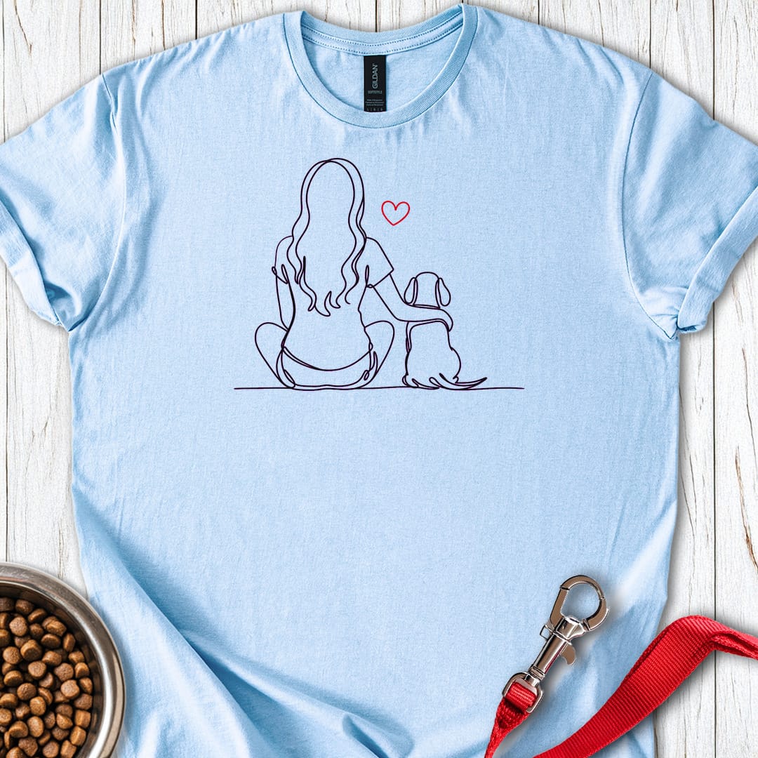 Dachshund Hug T Shirt Gift For Dog Lover