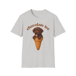Chocolate Ice Labrador Puppy T Shirt Gift For Dog Lover