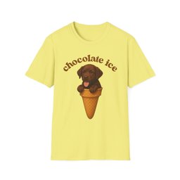 Chocolate Ice Labrador Puppy T Shirt Gift For Dog Lover