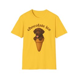 Chocolate Ice Labrador Puppy T Shirt Gift For Dog Lover