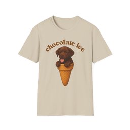 Chocolate Ice Labrador Puppy T Shirt Gift For Dog Lover