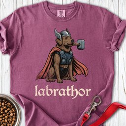 Chocolate Labrathor Premium Tee Gift For Dog Lover