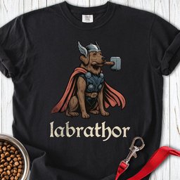 Chocolate Labrathor Premium Tee Gift For Dog Lover