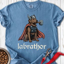 Chocolate Labrathor Premium Tee Gift For Dog Lover