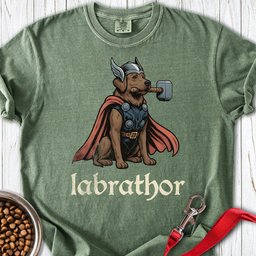 Chocolate Labrathor Premium Tee Gift For Dog Lover