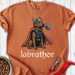 Chocolate Labrathor Premium Tee Gift For Dog Lover