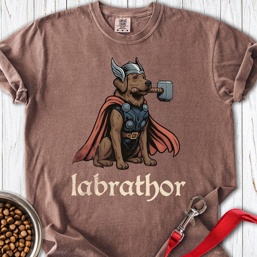 Chocolate Labrathor Premium Tee Gift For Dog Lover