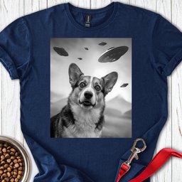 Corgi Ufo T Shirt Gift For Dog Lover