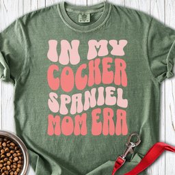 Cocker Spaniel Mom Premium Tee Gift For Mom