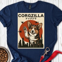 Corgzilla T Shirt Gift For Dog Lover