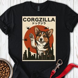 Corgzilla T Shirt Gift For Dog Lover