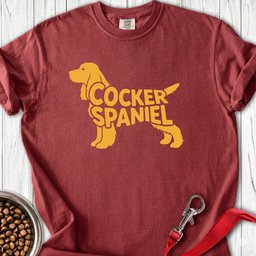 Cocker Spaniel Retro Premium Tee Gift For Dog Lover