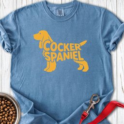 Cocker Spaniel Retro Premium Tee Gift For Dog Lover