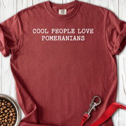 Cool People Love Pomeranians Premium Tee Gift For Dog Lover