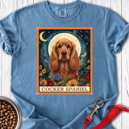 Cocker Spaniel Tarot Premium Tee Gift For Dog Lover