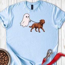 Chesapeake Bay Retriever Ghost Walk T Shirt Gift For Dog Lover