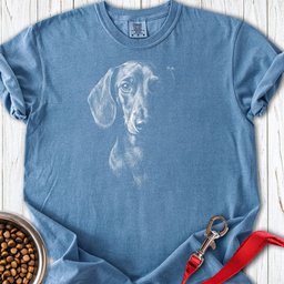 Dachshund Engraved Premium Tee Gift For Dog Lover