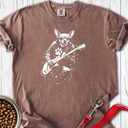 Chihuahua Guitar Premium Tee Gift For Dog Lover