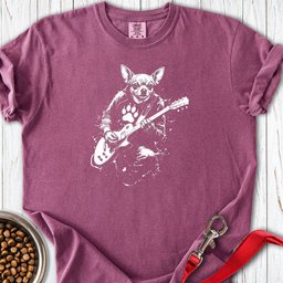 Chihuahua Guitar Premium Tee Gift For Dog Lover