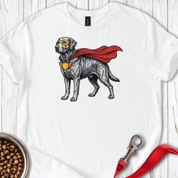 Chesapeake Bay Retriever Superhero T Shirt Gift For Dog Lover